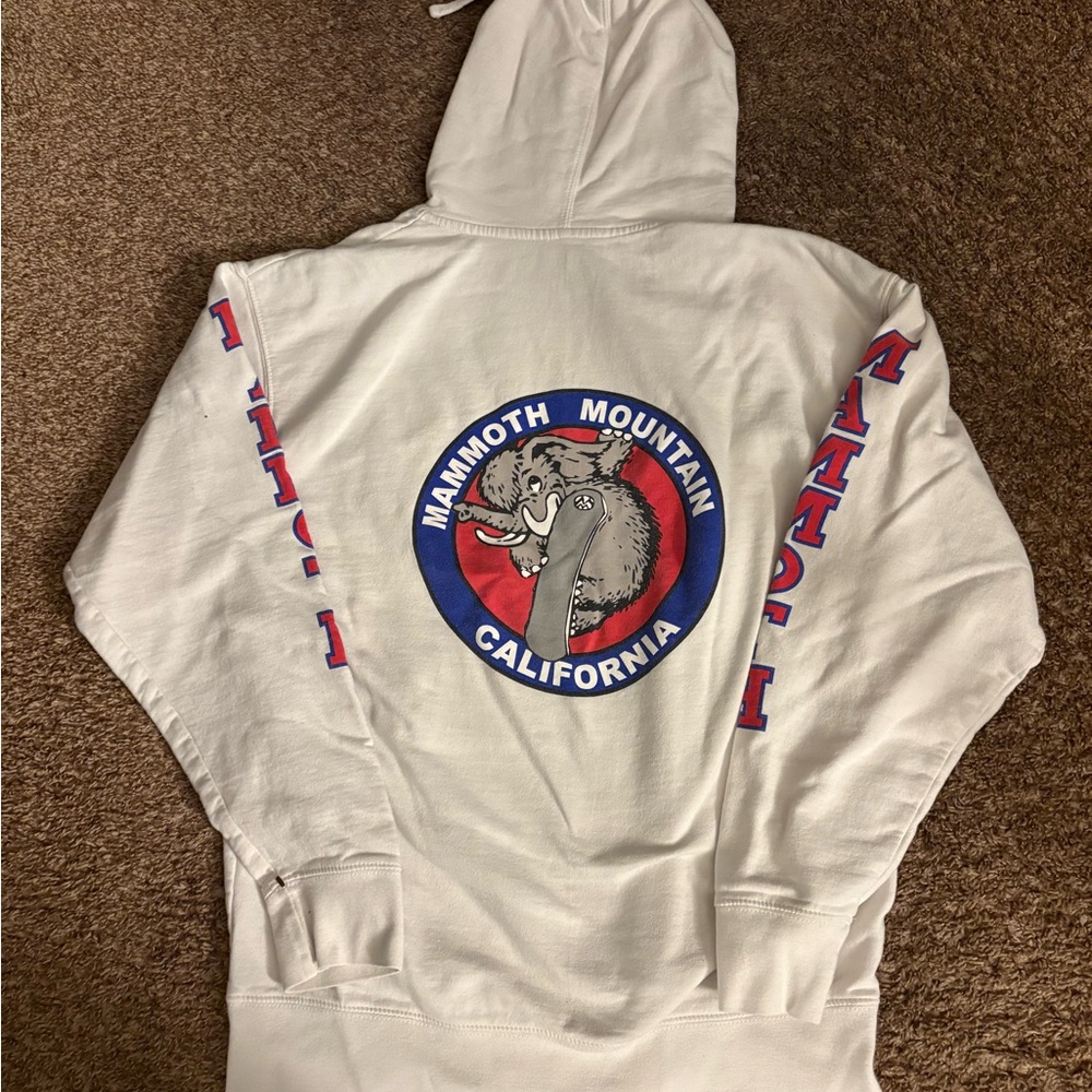 White Mammoth Mountain Hoodie